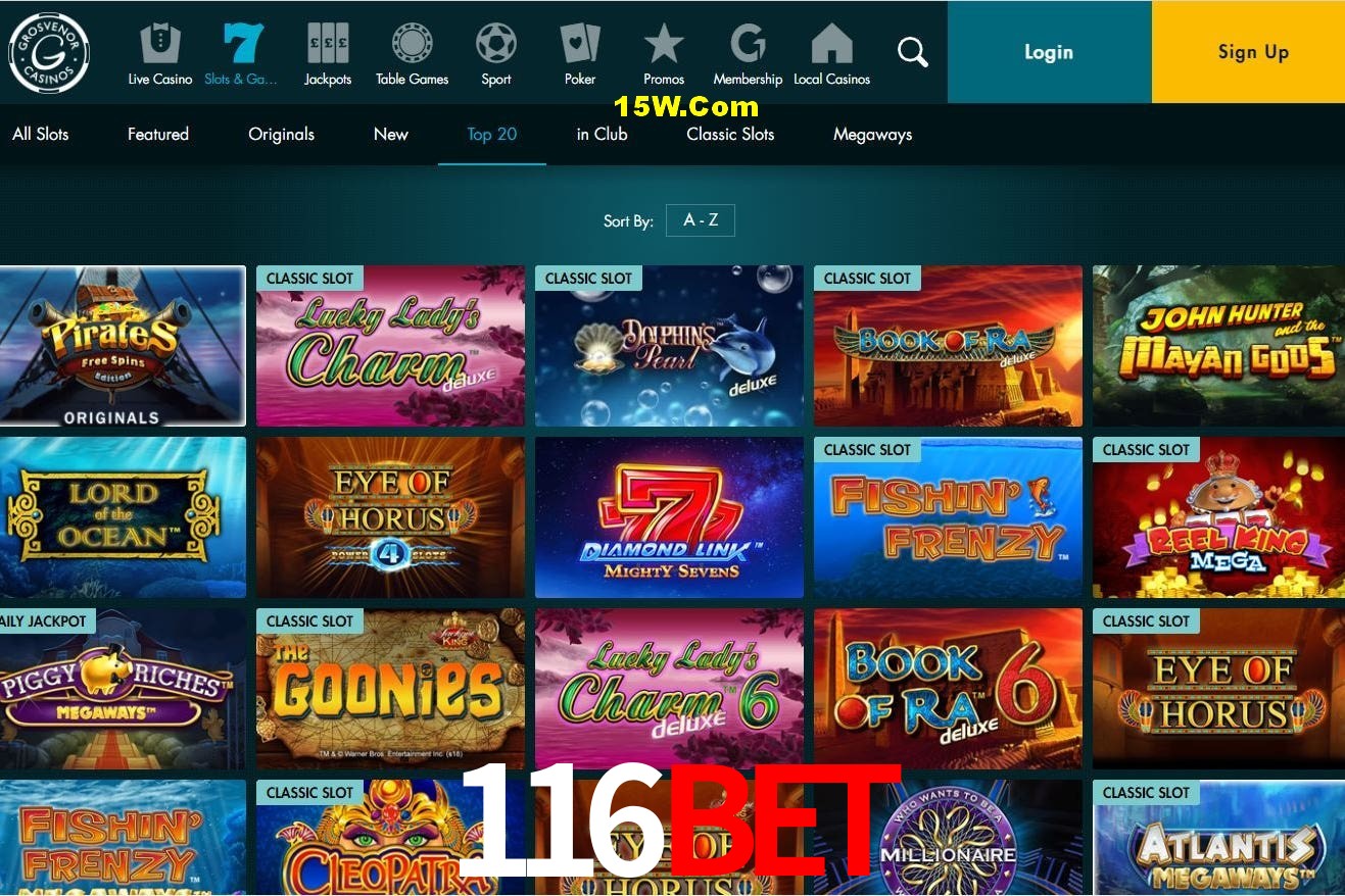 Slot Games 116Bet